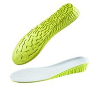 Semelles intérieures invisibles rehaussantes de 1,5 à 3,5 cm, orange, en mousse à mémoire de forme, respirantes et confortables(Green 1.5cm,EU43-44(270mm))
