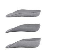 Semelles intérieures invisibles rehaussantes de 3,5 cm for chaussures sport, for hommes et femmes(Grey,3.5cm)