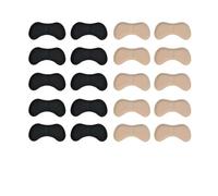 Semelles intérieures patchs pour chaussures de sport taille réglable anti-usure, coussin de pieds, coussin de protection du talon, autocollant arrière (peau 5-noir 5)