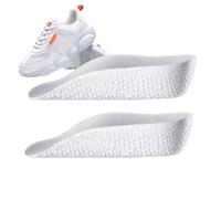 Semelles intérieures pour chaussures d'augmentation de la hauteur - Inserts invisibles de levage d'ascenseur, coussinets de talon réglables superposés, soutien du pied rembourré doux | Idéal pour les
