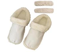 Semelles Intérieures pour Femmes | Semelles Intérieures Doudou Avec Lacets | Douillettes Chaudes Unisexe Confortables Pour Marche Extérieur Froid - Confort Hivernal pour Pieds