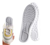 Semelles intérieures pour - Inserts de chaussures de sport souples | Semelles intérieures en PU découpables pour enfants avec support de talon en forme de U respirant absorbant la transpiration