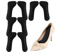 Semelles intérieures pour sandals femmes, 4 paires inserts à talons hauts pour femmes, coussin adhésif invisible arche de semelles inside