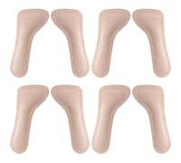 Semelles intérieures pour sandals femmes, 4 paires inserts à talons hauts pour femmes, coussin adhésif invisible arche soutiens des inserts minces non glissants 3/4 pads de chaussures de confort, cou
