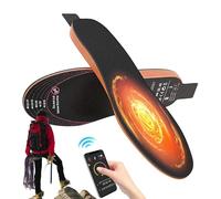 Semelles intérieures rechargeables USB, semelles chauffantes | 1 paire de semelles thermiques d'hiver rechargeables,Semelles intérieures de contrôle par application pour hommes et femmes, pour la pêch