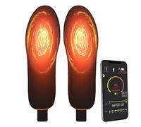 Semelles intérieures rechargeables USB, semelles chauffantes | 1 paire de semelles thermiques rechargeables USB pour l'hiver | Semelles intérieures de contrôle par application pour hommes et femmes, p