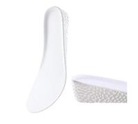 Semelles intérieures respirantes for rehausser le talon, coussinets unisexes for augmenter la hauteur(3.5CM-white,EU35)