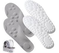 Semelles intérieures ultra-douces en mousse à mémoire de forme 4D Cloud, confortables et respirantes, idéales pour la marche quotidienne, pour hommes et femmes.