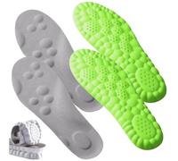 Semelles intérieures ultra-douces en mousse à mémoire de forme 4D Cloud, confortables et respirantes, idéales pour la marche quotidienne, pour hommes et femmes.