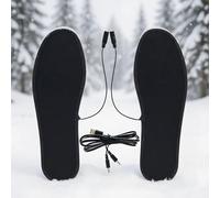 Semelles intimes chauffées, réchauffeurs de Pied de contrôle des Bouton, Batterie Rechargeable 7,4 V 2700mAh, 37-38/39-40/41-42, Utilisation Polyvalente, sûre et économe en énergie, pour Les Pieds