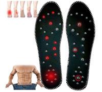 Semelles Magnétiques Brûlent La Graisse Abdominale,Stimule Métabolisme+Énergie,Réflexologie Douleur au Pied Acupression,Améliorer La Circulation Sanguine, Hommes/Femmes Chaussu(Size:EU:43,Color:Noir)