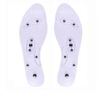 Semelles magnétiques en silicone, thérapie magnétique, massage, acupuncture, thérapie des pieds, soulagement de la douleur, acupression, lavable et découpable,L,2 PAIRS