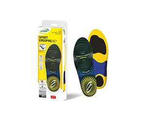 Semelles Noene AC + ERGOPRO Semelles antichoc pour chaussures de sport parfaites pour le sport et pour la vie de tous les jours, idéales pour les hommes et les femmes - 43