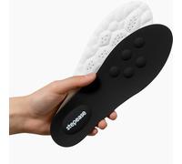 Semelles orthopédiques, avec points de massage, soulagement des douleurs aux pieds, meilleure posture et plus d'énergie, découpables, réutilisables et hygiéniques, idéales pour le quotidien et le