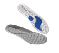 Semelles orthopédiques avec soutien de la voûte plantaire et absorption des chocs - Semelles de sport haute élasticité for chaussures de course et chaussures de sport(Gray,43-44)