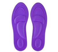 Semelles Orthopédiques confortables avec Arch Support Shock Absorbant Semelle Silicone Intérieure pour Marcher et Courir Hommes et Femmes(Femmes Violet)