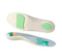 Semelles orthopédiques de confort avec soutien de la voûte plantaire for pieds plats - Semelles amortissantes for hommes et femmes, chaussures de sport et de les jours (1 paire)(Beige,EU37-38(25cm))
