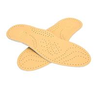 Semelles orthopédiques de confort pour hommes et femmes, semelle intérieure de soutien de voûte plantaire pleine longueur semelle intérieure antidérapante en cuir de vache pieds plats(37-38)