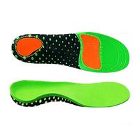 Semelles orthopédiques de sport, soutien de l'épine calcanéenne en gel, EVA et velours absorbant les chocs, confortables pour le travail, les loisirs, chaussures de sport, taille 36-47 (M 42-44)