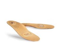 Semelles Orthopédiques en Cuir de Première Qualité avec Support en Voûte Plantaire et Coussin en gel pour Hommes et Femmes, Kaps Relax Gel, Toutes les Tailles (44 EUR)