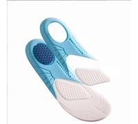 Semelles orthopédiques en mousse à mémoire de forme pour enfants - Confortables - Pour le sport, la course à pied - Pour le soutien de la voûte plantaire - Blanc, taille M, 195 mm