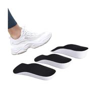 Semelles orthopédiques for chaussures rehaussantes, semelles amortissantes for croissance marine Pour hommes et femmes(2-Black,1.5CM)