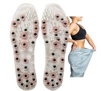 Semelles Orthopédiques Magnétiques Acupression,56 Aimants Naturels Reflexologie Plantaire,pour Hommes Femmes de Perte de Poids,Soutien Optimal,Soulagement de la Douleur et Fatigue(Size:EU:41-42)