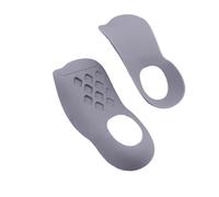 Semelles orthopédiques orthopédiques pour pieds plats - Semelle intérieure pour chaussures - Coussin de soutien de la voûte plantaire pour le soin des pieds (gris, EU35-39)