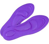 Semelles orthopédiques, pleine longueur, pour pieds plats, avec Arch Support, memory Foam, confortables, violet pour femmes