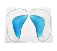 Semelles Orthopédiques pour Enfants, Support Voûte Plantaire en Silicone, Coussins Orthétiques pour Chaussures, Bleu, 2 Paires