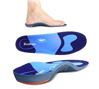 Semelles orthopédiques pour fasciite plantaire de 100 kg et plus - Pour homme et femme de grande taille, pieds plats, sur-pronation, soulagement de la douleur au talon pour la marche, la debout, XL