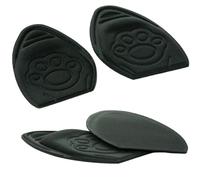 Semelles orthopédiques pour talons en tissu 11X7.5 Cm Noir