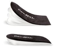 Semelles orthopédiques réglables en gel pour augmenter la hauteur des jambes pour homme et femme, écart de longueur de jambe, douleurs au talon, épines calcanéennes, semelles intérieures empilables à