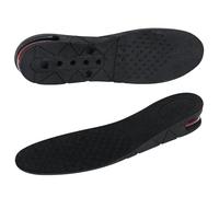 Semelles orthopédiques réglables et confortables pour augmenter la hauteur jusqu'à 3 cm - Unisexe - Coussin d'air - Talon - Insert de bottes pour homme et femme - Taille 36 à 42