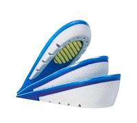 Semelles Orthopédiques Semelle intérieure rehaussée for hommes et femmes, demi-chaussures, coussinet en Gel de Silicone, talon de croissance Invisible, semelles de levage de 1 à 3cm(2CM)