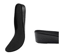 Semelles Orthopédiques Semelles intérieures rehaussantes invisibles unisexes, 2 pièces, support de voûte plantaire for talon, coussin plus haut(Black 3.5cm,40 (255mm))