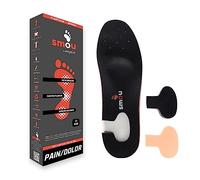 Semelles orthopédiques SMOU Complet - Fasciite plantaire, épine calcanéenne et métatarsalgie - Soutien de la voûte plantaire et correction de la posture - Homme et Femme