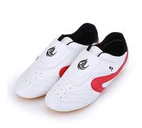 Semelles Oxford épaissies et antidérapantes Bonne élasticité Unisexe Taekwondo Boxe Kung Fu Tai Chi Sport Chaussures de Gymnastique pour Enfants Adultes Chaud(33)