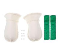 Semelles pour Chaussures Trouées D'hiver en Peluche Détachables | Isolation Thermique, Confort Accru, Usage Hiver et Mois Froids, Format 36-37, Ensemble Bouton