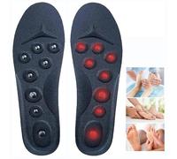 Semelles Pour La Fasciite Plantaire Inserts De Chaussures Pour Semelles Intérieures Apaisantes Acupression Semelles De Massage Magnétiques Semelles De Pédicure,S(35-41),2 PAIRS