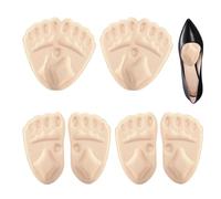 Semelles pour Talons Hauts - Coussins Confortables à Soulagement Doux,Lot de 4 Paires de Semelles Antidouleur pour Chaussures Trop Larges - Pour Mariées, Femmes au Bureau, en Extérieur, Voyage, Mariag