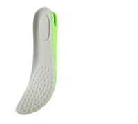 Semelles Rehaussantes 1 paire de semelles intérieures à coussin d'air for augmenter la hauteur, respirantes, anti-transpiration, anti-odeurs, absorbant les chocs Chaussure(2.5cm Grey Green,EU43-44)