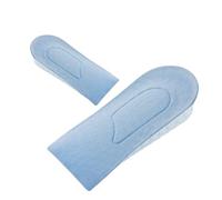 Semelles rehaussantes 1 paire de semelles intérieures invisibles for femmes et hommes, demi-semelles à 3 couches, soulève l'air, chaussures d'ascenseur, Inserts levage talon(Boost 2cm)