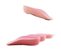 Semelles rehaussantes for baskets, talonnettes, coussinets souples en mousse à mémoire de forme(Pink-1 pair,3.5 cm)