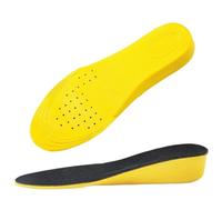 Semelles Rehaussantes Homme Semelles Rehaussantes For Chaussures Jaunes, Coussinets Respirants Et Absorbants For Le Soin Des Pieds(Height 3.5CM,EU 35-40(250mm))