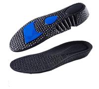 Semelles rehaussantes Semelles intérieures de soutien la voûte plantaire en mousse à mémoire forme, coussinets chaussures orthopédiques for sport(Black 3.5cm,EU39-40(250mm))