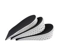Semelles rehaussantes Semelles intérieures en mousse à mémoire de forme for chaussures for hommes, modèles d'augmentation la hauteur, respirantes et absorbant sueur, 2-4cm(Half insole,2cm height)