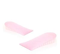 Semelles rehaussantes Semelles intérieures en Silicone for femmes et hommes, demi-semelles à 3 couches coussin d'air, 2cm/3.5cm/5cm, 1 paire(2cm Pink)