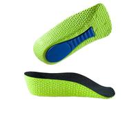 Semelles Rehaussantes Semelles intérieures for hommes et femmes, 2 pièces, for augmenter la hauteur des pieds plats, soutien de voûte plantaire(Green 3.5cm)