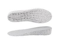 Semelles rehaussantes Semelles intérieures rehaussantes for chaussures, mousse de particules riz sautées en PU, respirantes, douces(3.5cm grey,EU 39-40)